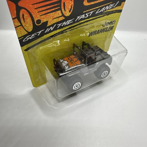 1996 MATCHBOX SUPERFAST #5 JEEP WRANGLER 4X4 BAD TO THE BONE NEW + FAST SHIPPING - Picture 3 of 7
